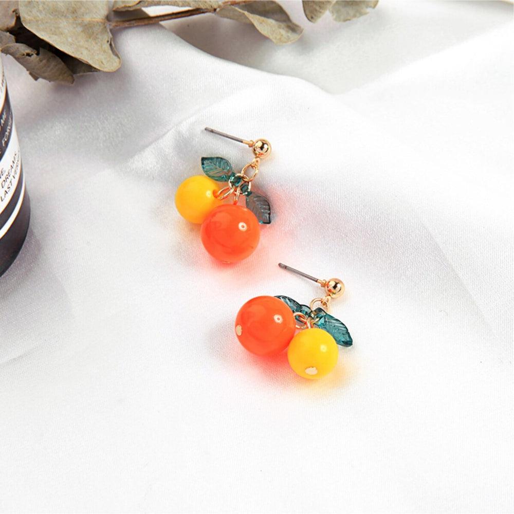 Clustered Peaches Stud Earrings