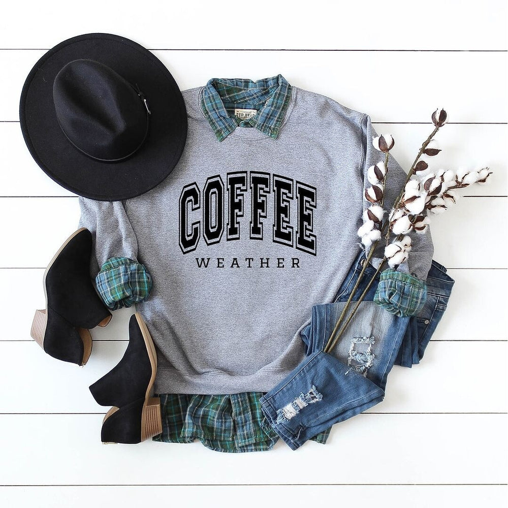 Coffee Weather Graphic Sweatshirt