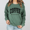 Coffee Weather Graphic Sweatshirt