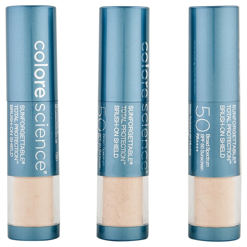 Colorescience Sunforgettable Total Protection Brush-On Shield SPF 50 Multipack Fair