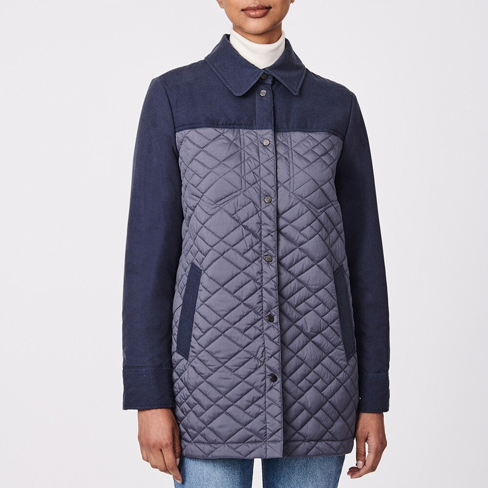 Combo Quilted Shacket