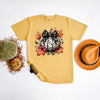 Coquette Animal Print Pumpkin Garment Dyed Tee