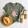 Coquette Arizona Cowgirl Boots Short Sleeve Crewnneck Tee