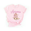 Coquette Arizona Cowgirl Boots Short Sleeve Crewnneck Tee