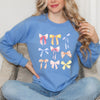 Coquette Bow Chart Graphic Sweatshirt