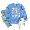 Coquette Bow Chart Graphic Sweatshirt