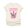 Coquette Country Music Short Sleeve Crewnneck Tee