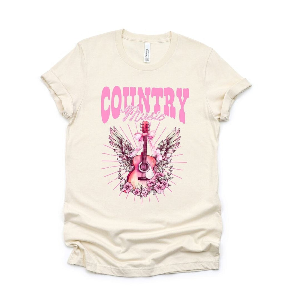 Coquette Country Music Short Sleeve Crewnneck Tee