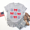 Coquette Firework Chart Short Sleeve Crewnneck Tee