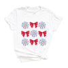 Coquette Firework Chart Short Sleeve Crewnneck Tee