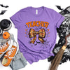 Coquette Halloween Teacher Short Sleeve Crewnneck Tee