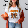 Coquette Halloween Teacher Short Sleeve Crewnneck Tee