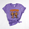 Coquette Halloween Teacher Short Sleeve Crewnneck Tee