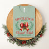 Coquette Mistletoe Social Club Short Sleeve Crewnneck Tee