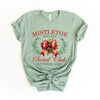 Coquette Mistletoe Social Club Short Sleeve Crewnneck Tee