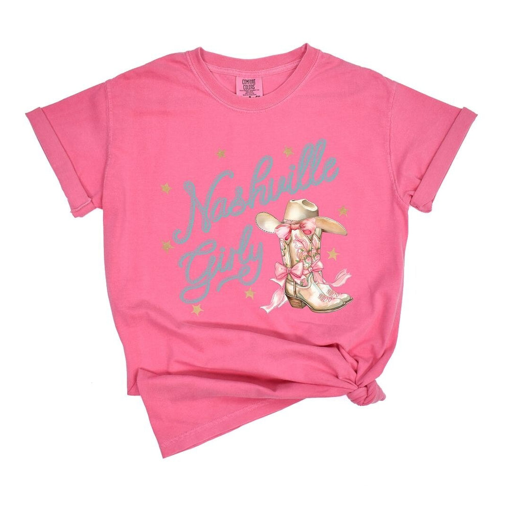 Coquette Nashville Girly Garment Dyed Tee