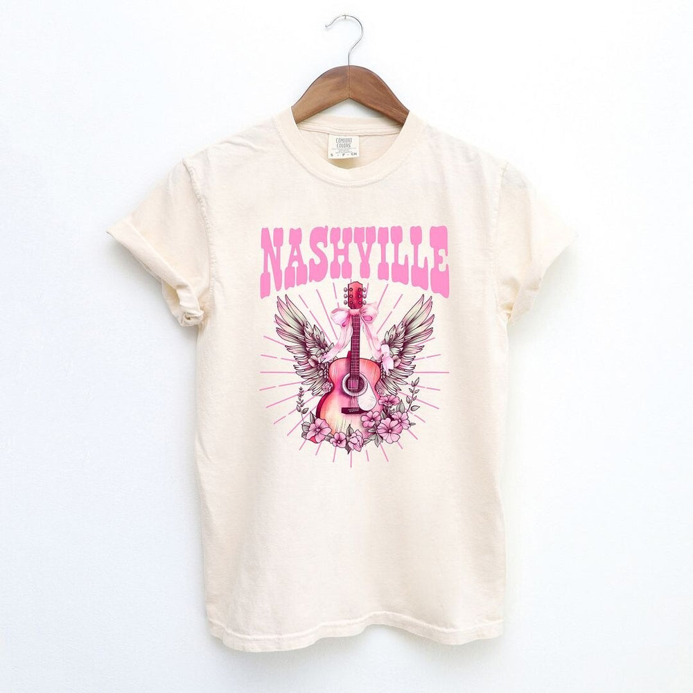 Coquette Nashville Guitar Garment Dyed Tee