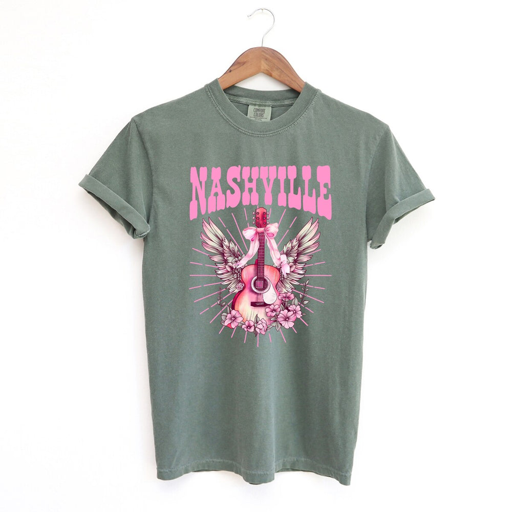 Coquette Nashville Guitar Garment Dyed Tee