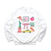 Coquette New York Collage Graphic Sweatshirt