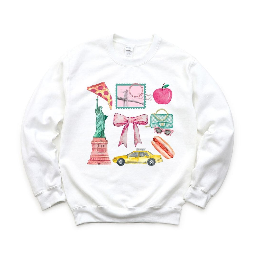 Coquette New York Collage Graphic Sweatshirt