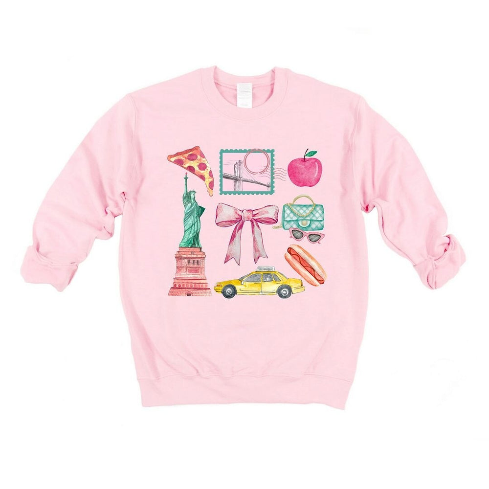 Coquette New York Collage Graphic Sweatshirt