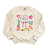 Coquette New York Collage Graphic Sweatshirt