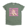 Coquette Oklahoma Cowgirl Boots Garment Dyed Tee