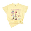 Coquette Paris Collage Garment Dyed Tee