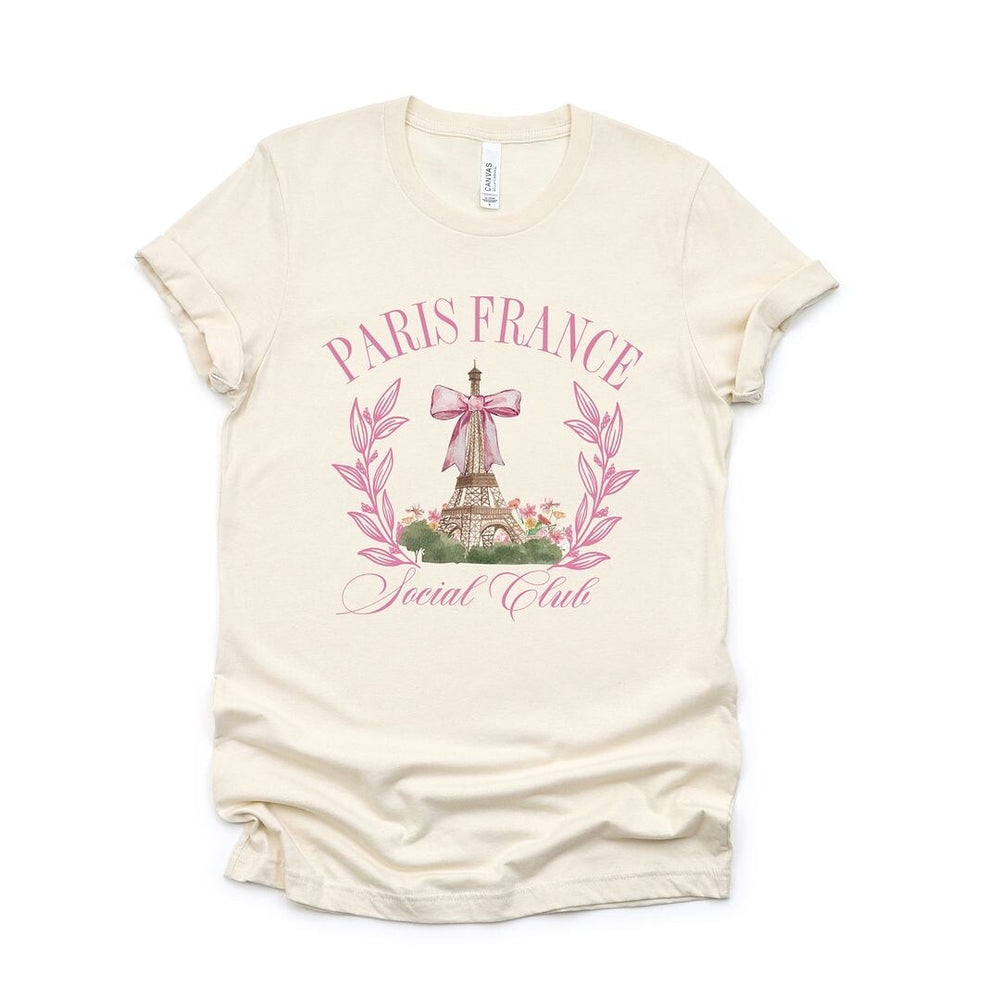 Coquette Paris Social Club Short Sleeve Crewnneck Tee