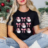 Coquette Santa Chart Short Sleeve Crewnneck Tee