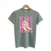 Coquette Texas Cowgirl Boots Garment Dyed Tee