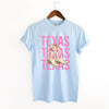 Coquette Texas Cowgirl Boots Garment Dyed Tee