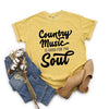 Country Music is Good for the Soul Garment Dyed Tee