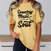 Country Music is Good for the Soul Garment Dyed Tee