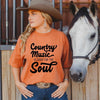 Country Music is Good for the Soul Garment Dyed Tee