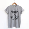 Country Roads Mountains Garment Dyed Tee