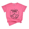 Country Roads Mountains Garment Dyed Tee