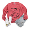 Country Roads Mountains Graphic Sweatshirt