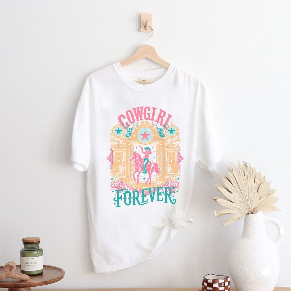 Cowgirl Forever Garment Dyed Tee