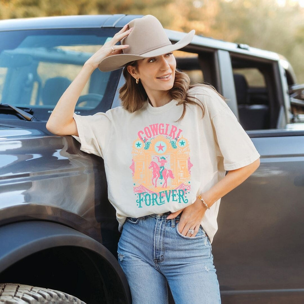 Cowgirl Forever Garment Dyed Tee