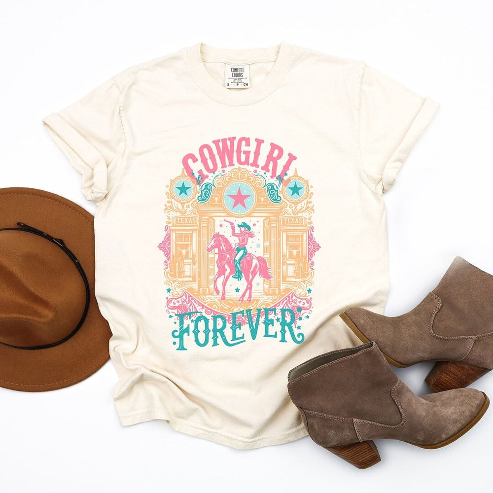 Cowgirl Forever Garment Dyed Tee