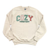 Cozy Winter Varsity Graphic Sweatshirt