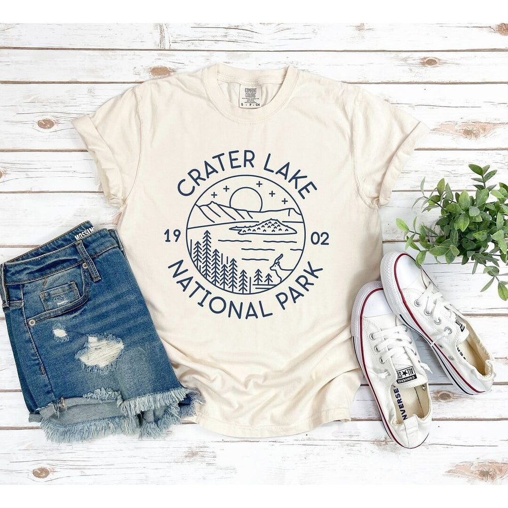 Crater Lake National Park Garment Dyed Tee