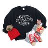 Crazy Christmas Lady Graphic Sweatshirt