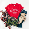 Crazy Christmas Lady Short Sleeve Tee