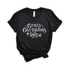 Crazy Christmas Lady Short Sleeve Tee