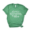 Crazy Christmas Lady Short Sleeve Tee