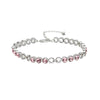 Crystal Circular & Open Linked Bracelet