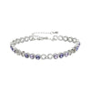 Crystal Circular & Open Linked Bracelet