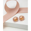 Crystal Classic Halo Stud Earrings